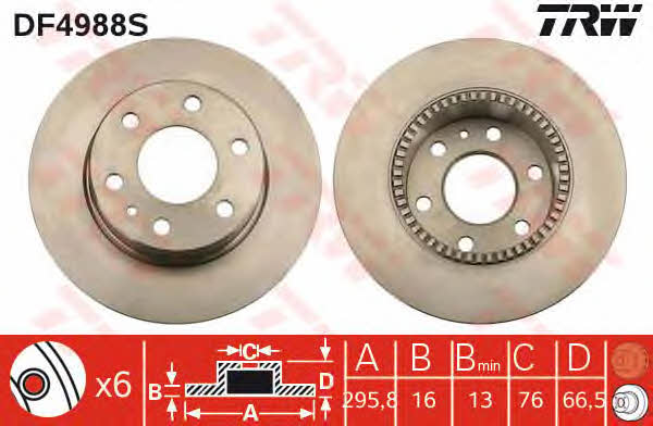 Buy TRW DF4988S – good price at EXIST.AE!