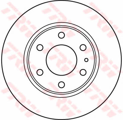 Rear solid brake disc TRW DF4988S