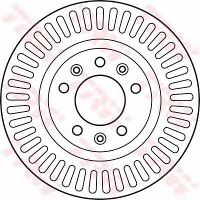 Front vented brake disc TRW DF6020S