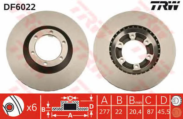 Buy TRW DF6022 – good price at EXIST.AE!