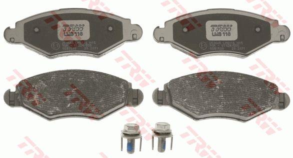 TRW COTEC brake pad set TRW GDB1500