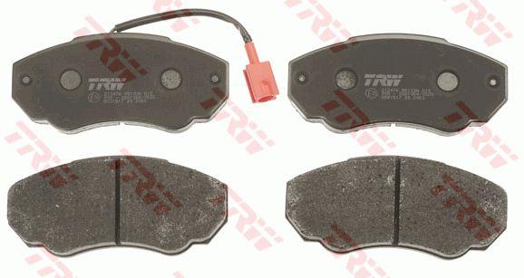 TRW GDB1517 TRW COTEC disc brake pads, set GDB1517