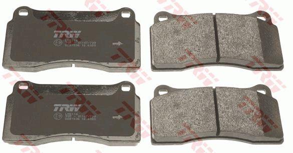 TRW COTEC brake pad set TRW GDB1536