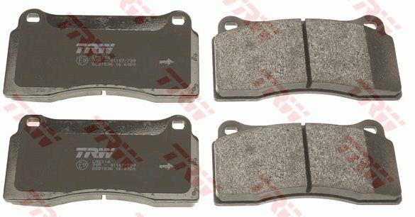 TRW COTEC disc brake pads, set TRW GDB1536