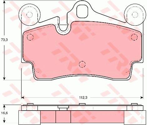 TRW GDB1549 TRW COTEC disc brake pads, set GDB1549