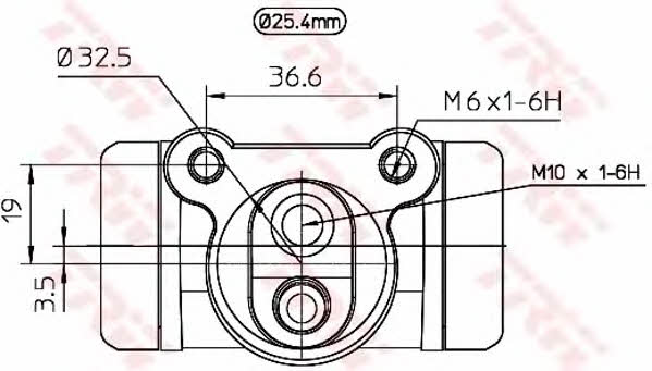 Wheel Brake Cylinder TRW BWL195