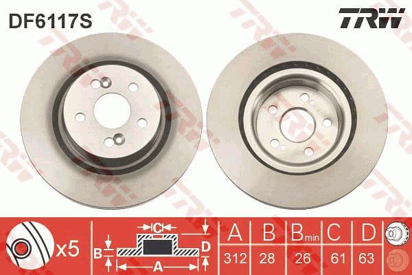 Buy TRW DF6117S at a low price in United Arab Emirates!