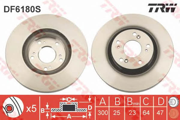 Buy TRW DF6180S – good price at EXIST.AE!