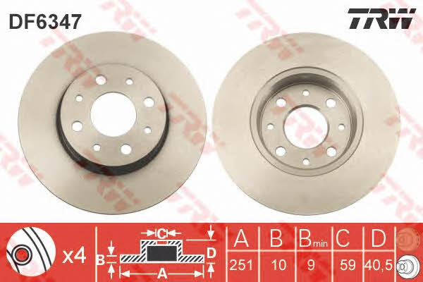 Buy TRW DF6347 – good price at EXIST.AE!