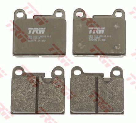 TRW GDB919 TRW COTEC disc brake pads, set GDB919
