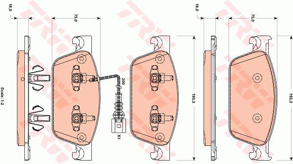 TRW TRW COTEC brake pad set – price [object Object] PLN