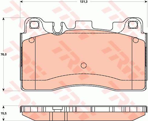 TRW GDB1906 TRW COTEC disc brake pads, set GDB1906