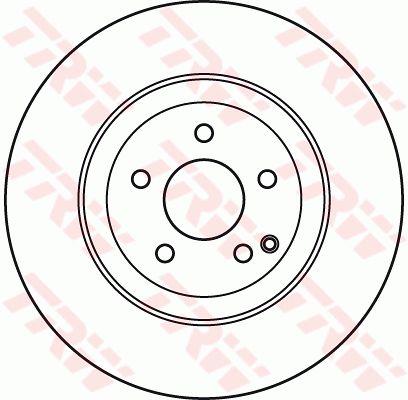 TRW Front brake disc ventilated – price 246 PLN
