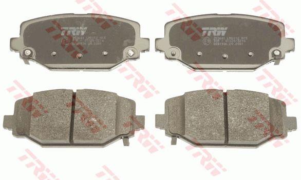 TRW GDB1936 TRW COTEC brake pad set GDB1936 GDB1936 TRW TRW COTEC brake pad set