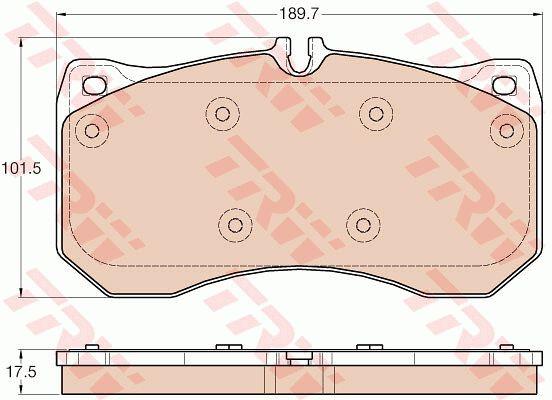 TRW GDB1996 TRW COTEC disc brake pads, set GDB1996