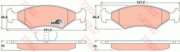 Buy TRW GDB255 at a low price in United Arab Emirates!