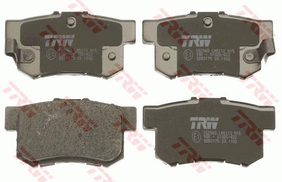 TRW TRW COTEC brake pad set – price 100 PLN