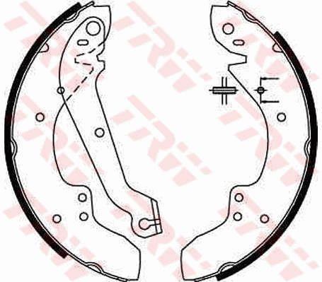 Brake shoe set TRW GS6167