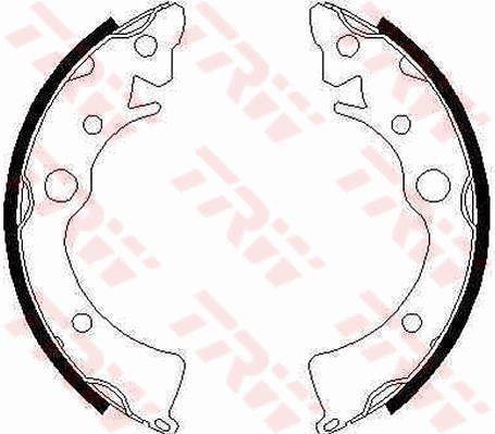 Brake shoe set TRW GS6210