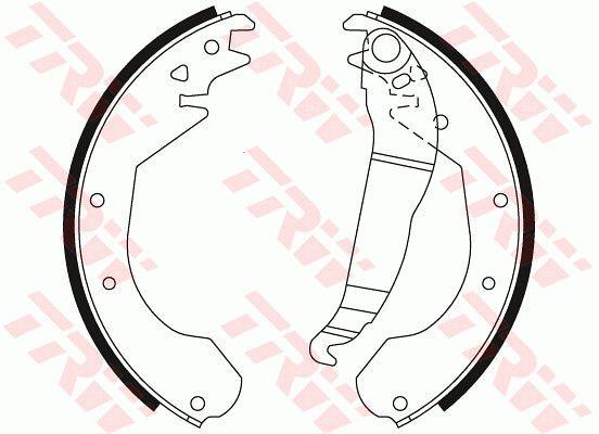 Brake shoe set TRW GS6211