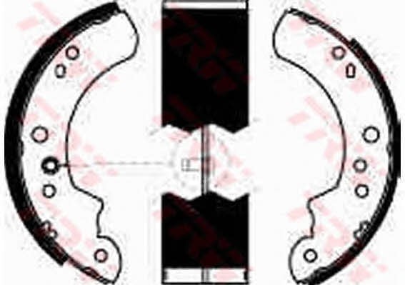 Brake shoe set TRW GS6222