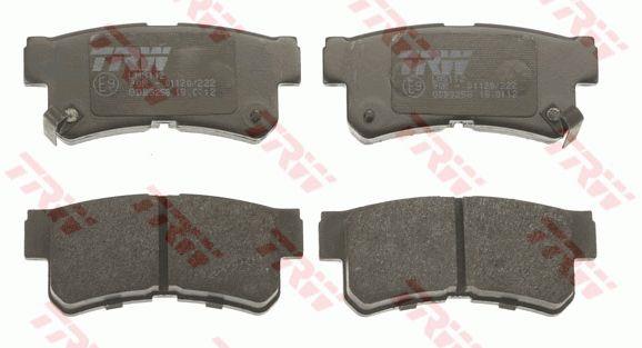 Disc brake pad set Hyundai Trajet: GDB3258 TRW TRW COTEC brake pad set