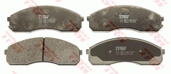 TRW COTEC brake pad set TRW GDB3261