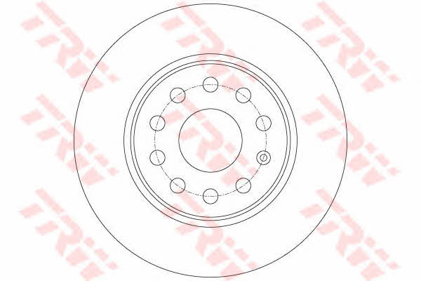 TRW Rear brake disc, non-ventilated – price 115 PLN