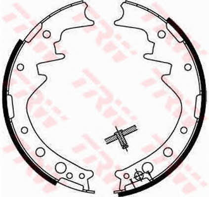 Brake shoe set TRW GS8170