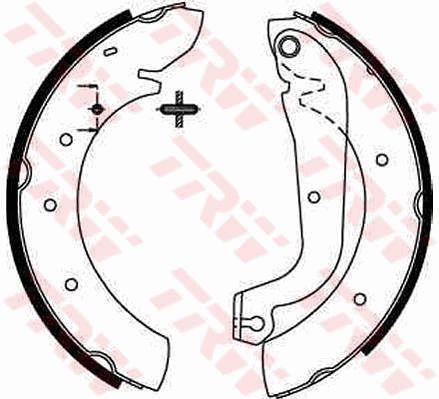 Brake shoe set TRW GS8207
