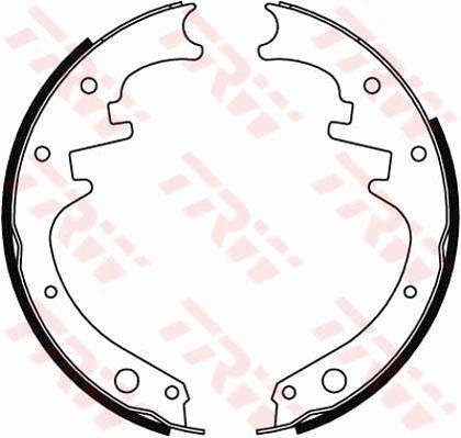 Brake shoe set TRW GS8412