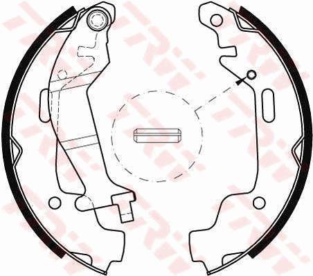 TRW GS8468 Brake shoe set GS8468 GS8468 TRW Brake shoe set