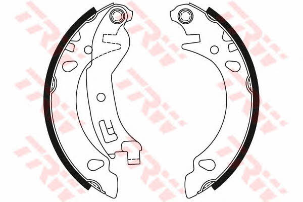 Brake shoe set TRW GS8473