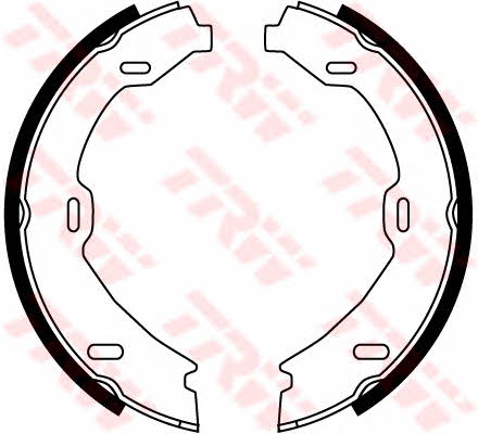 Handbrake shoes TRW GS8482