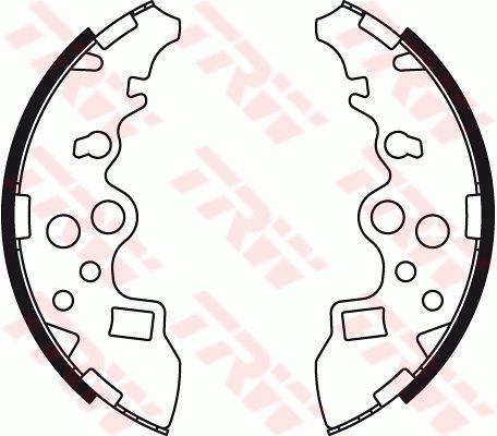 Brake shoe kit Mazda E-Serie: GS8485 TRW Brake shoe set