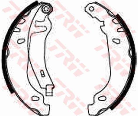 Brake shoe set TRW GS8531