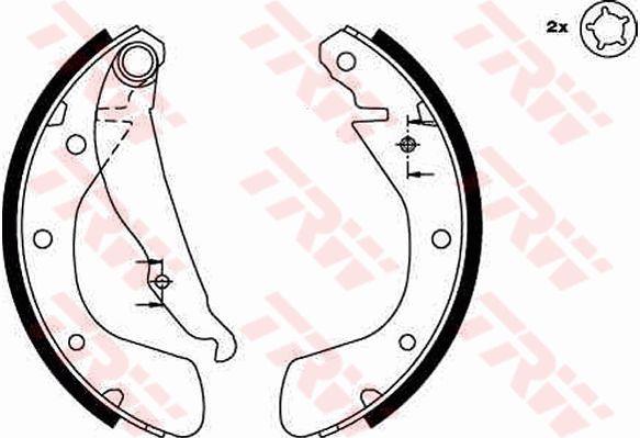 Brake shoe set TRW GS8542