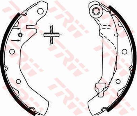 Brake shoe set TRW GS8645