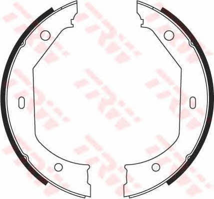 Handbrake shoes TRW GS8656