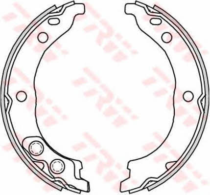 TRW GS8715 Parking brake shoes GS8715