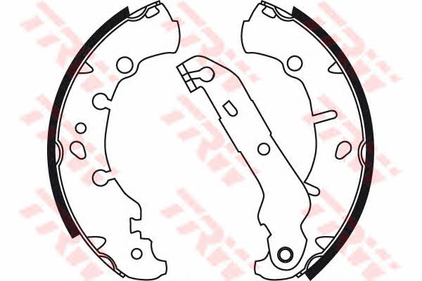 Brake shoe set TRW GS8742