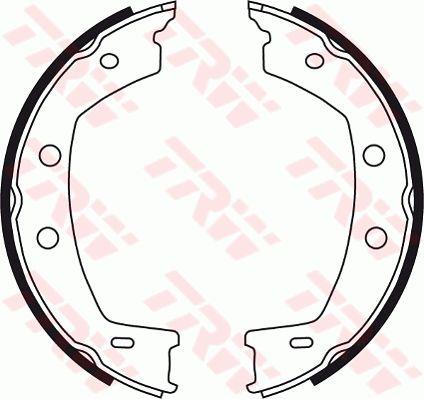 TRW GS8751 Handbrake shoes GS8751 GS8751 TRW Handbrake shoes