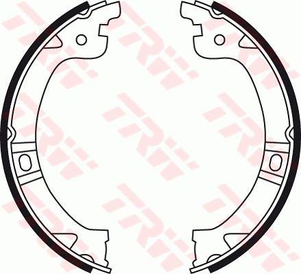 Handbrake shoes TRW GS8759