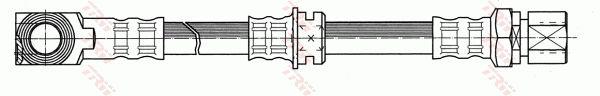 TRW PHD295 Brake Hose PHD295