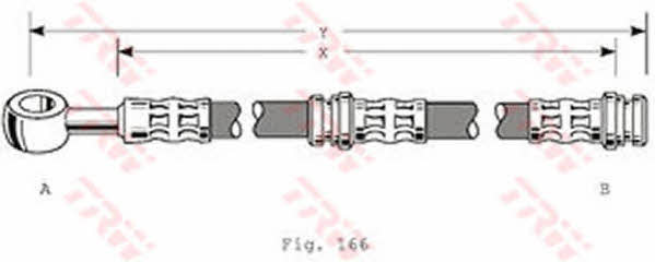Brake Hose TRW PHD346