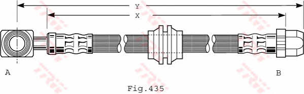 Brake Hose TRW PHD479