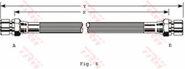 Brake Hose TRW PHA229