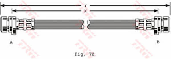 Brake Hose TRW PHA285