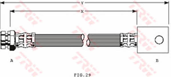 TRW PHA325 Brake Hose PHA325