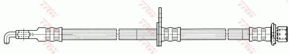 TRW PHD545 Brake Hose PHD545 PHD545 TRW Brake Hose